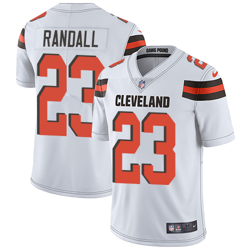 Nike Browns #23 Damarious Randall White Youth Stitched NFL Vapor Untouchable Limited Jersey - Click Image to Close